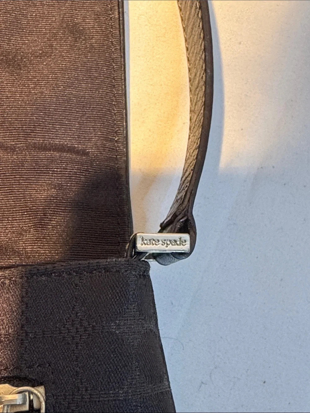 kate spade Black Patterned Shoulder Bag